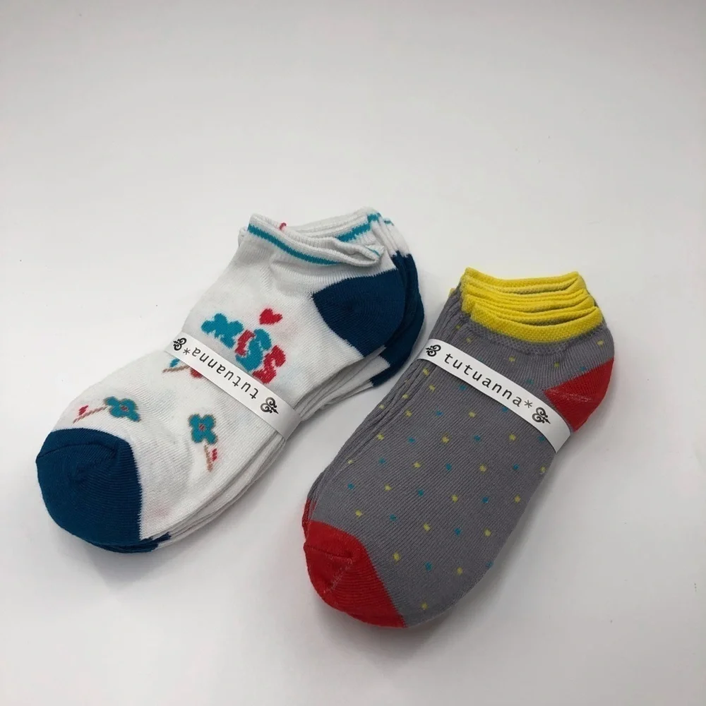 NWT Tutuanna Multiple Color Anke Socks 10 Pair